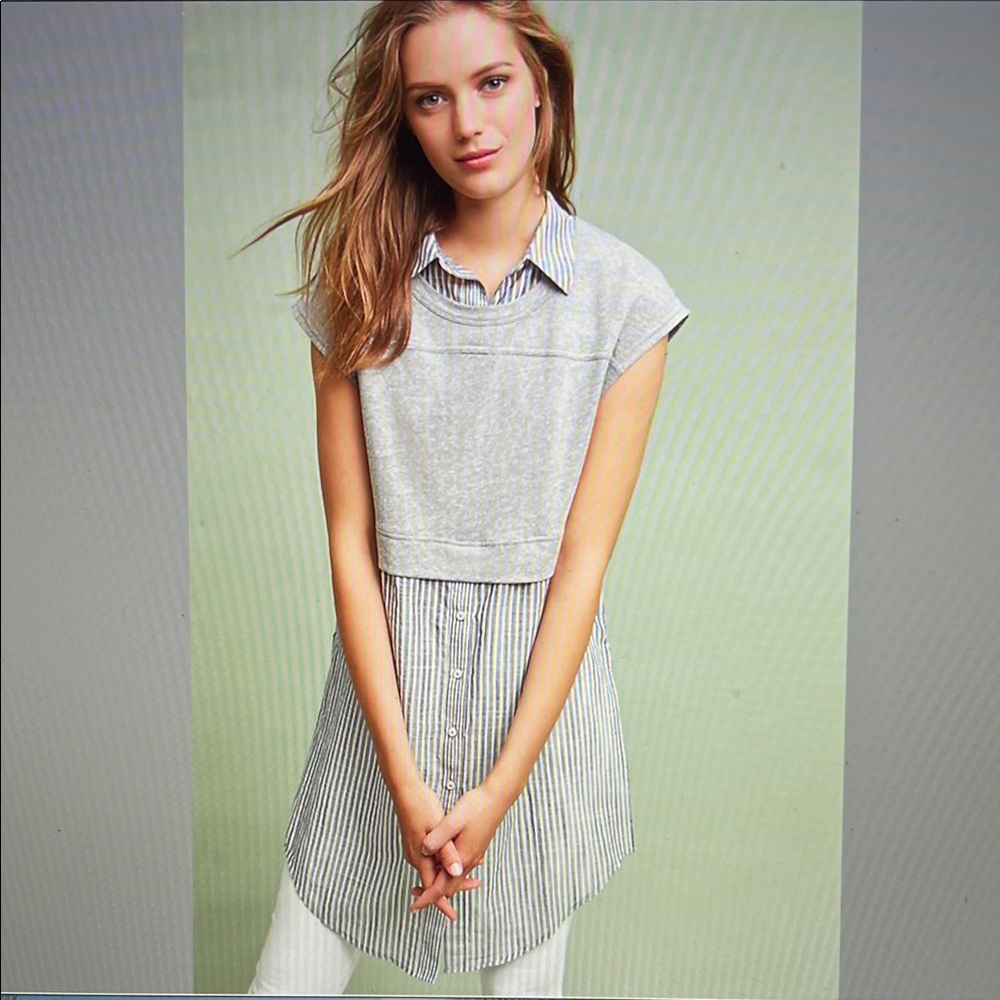 Anthropologie Londra Layered Top